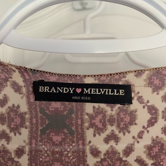 Brandy - Patterned Burgundy, Pink + Cream Kimono - Picture 4 of 5